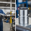 Gray Premium Tube Connector for 48.3 x 2.6mm Tubes, Made from 316 Stainless Steel with Satin Finish