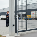 Gray Heavy Duty Motorised Electrical Dropbolt with Vandal-Proof Housing and Automatic Obstacle Detection