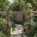 Dark Slate Gray Premium Arch Box Section 30x30mm with 1000mm Length and 500mm Rise for Structural Applications