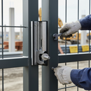 White Smoke Premium Stainless Steel Security Keep for Locks 40-60mm - Durable Quick-Fix Mounting and Adjustable Slam Plate