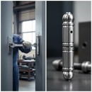 Dark Slate Gray Premium Small Machined Hinge 116mm x 20mm - Durable and Reliable Design for Various Applications