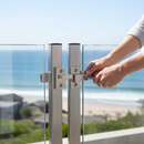 Lavender Premium Heavy Duty Gate Latch for 42.4mm Tube - Durable Stainless Steel Construction for Enhanced Security
