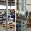 White Smoke Premium Male Single Swivel Connector for 26.9mm Tube - Versatile Infill Securing Solution