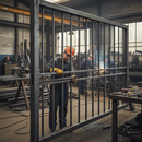 Dark Slate Gray Premium 20mm Twisted Bar Mid Twist - 1m Length, Heavy Duty Construction for Versatile Applications