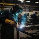 Black Professional Anti-Spatter Welding Lens Compatible with DCWH4 for Enhanced Protection