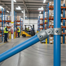 Light Slate Gray Premium Single Swivel Socket Connection Key Clamp for 48.3mm Tubing - Versatile Angle Accommodation