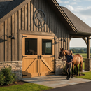 Dim Gray Premium Rearing Horse Feature Profile 435mm x 355mm with 5mm Thickness for Durable Applications