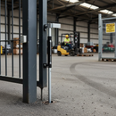 Dark Gray Premium Surface Mounted Dropbolt with Aluminium Bolt, Quick-Fix Installation and Auto-Locking Mechanism for Secure Gate Closure
