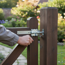 Dark Slate Gray Premium Heavy Duty Gate Latch 75mm x 50mm - Durable and Reliable Security Solution