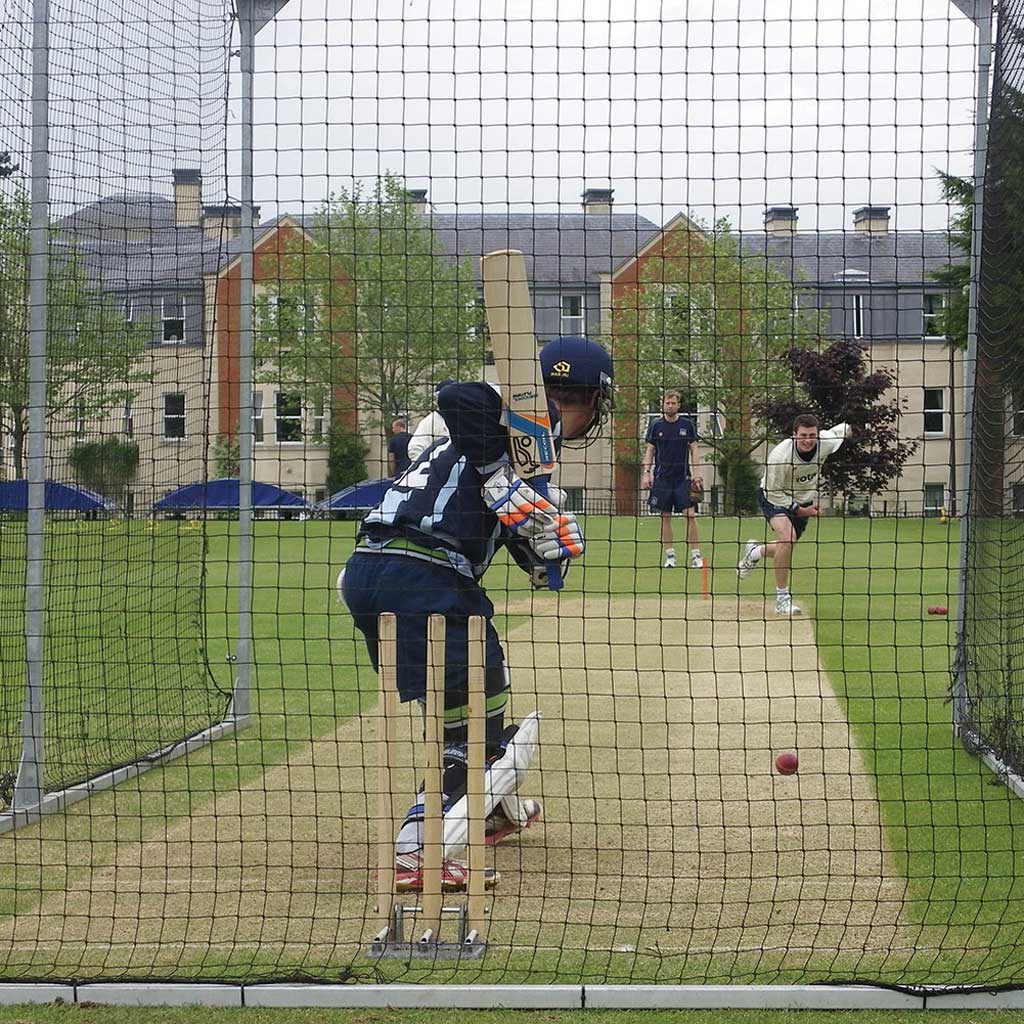 Dim Gray Premium Mobile Cricket Net Replacement - 48mm Knotted Surround