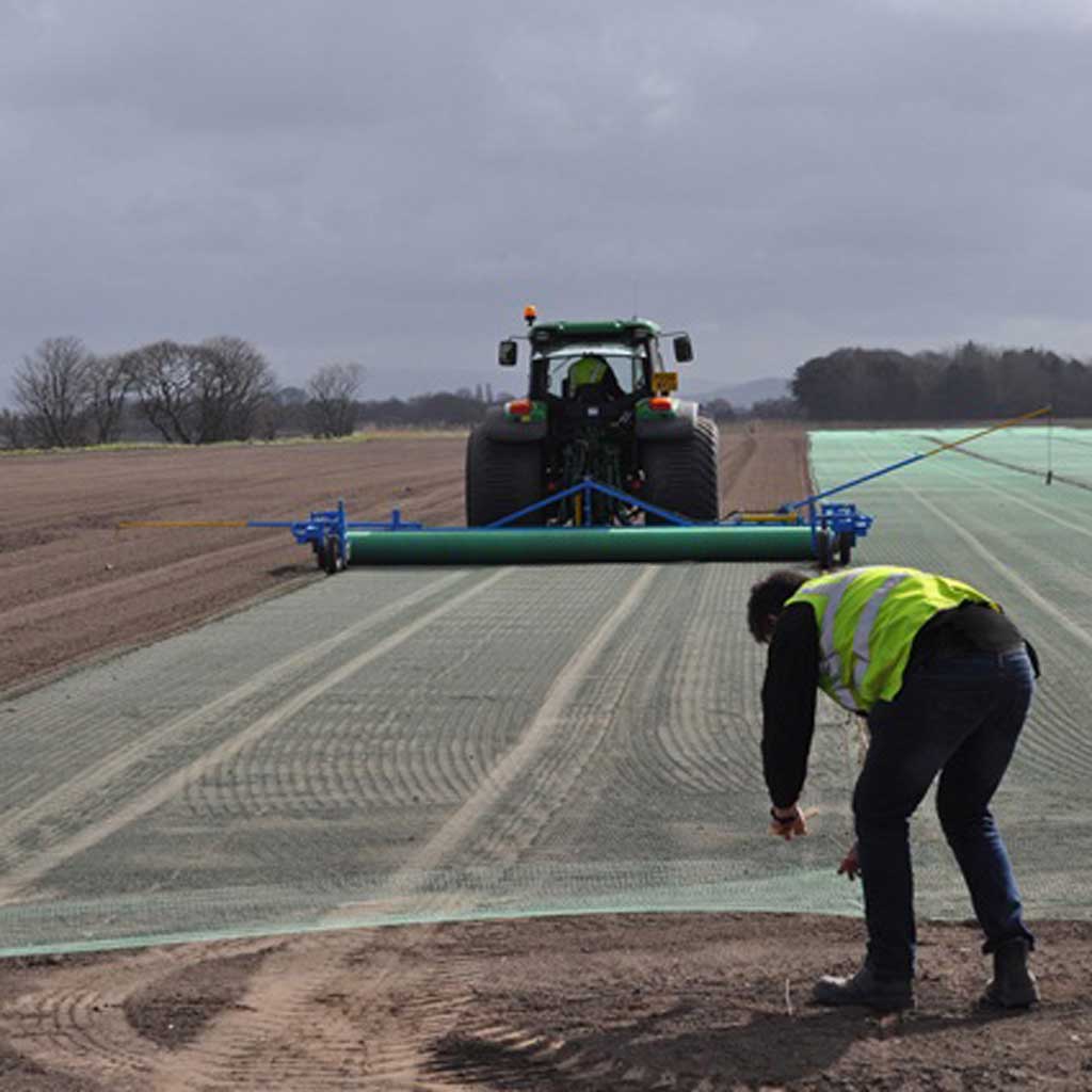Light Slate Gray Cultivation Netting The Key to Thriving Turf and Wildflower Grass