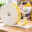 White Expanded Silicone Foam Strip – Self Adhesive