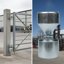 Dark Gray Premium Heavy Duty Gate Pivot with Cone Pin 40mm Diameter and 400kg Weight Limit