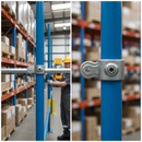 Dark Cyan Premium Heavy Duty Male Single Swivel Connector for 48.3mm Tube Applications and Infill Securing