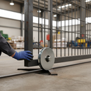 Rosy Brown Premium 120mm Diameter V Section Slider Wheel with 700kg Weight Capacity for Sliding Gates