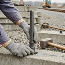 Dark Gray Premium Railhead 165mm Height with 20mm Width and Base for Versatile Applications