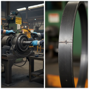 Dark Slate Gray Premium 400mm Diameter Ring with 12 x 6mm Plain Bar for Versatile Applications - High-Quality Professional Grade for Industrial and Commercial Appl...