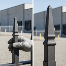 Gray Premium Heavy Duty Railhead 130mm x 25mm x 20mm for Robust Applications - High-Quality Professional Grade for Industrial and Commercial Applications