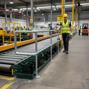 Dark Sea Green Professional Pre-Assembled Mid Post for 42.4mm Tube - Height 1100mm and Mid Rail Height 550mm