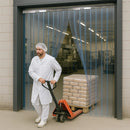 Dark Slate Gray Heavy-Duty PVC Strip Curtains – Fixed Size Doorway Curtains for Industrial, Warehouse & Commercial Use