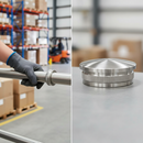 Gray Premium Radiused End Cap for 48.3mm x 2.6mm Tube - High-Performance 316 Stainless Steel with Satin Finish