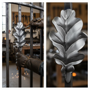 Black Premium Oak Leaf 50mm x 110mm with 1mm Thickness for Versatile Applications - High-Quality Professional Grade for Industrial and Commercial Applica...