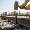 Lavender Premium Hand Forged Railhead 160mm Height with 20mm Diameter Base for Durability and Strength