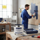 White Smoke Premium High Build Vinyl Semi Matt Paint 5L - Quick Drying, Non-Drip, Chemical Resistant for Exterior Use