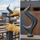 Dim Gray Premium Flame Railhead 178mm x 82mm x 35mm for Heavy Duty Applications - High-Quality Professional Grade for Industrial and Commercial Applications