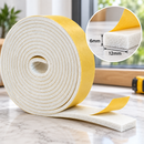White Expanded Silicone Foam Strip – Self Adhesive