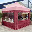 Brown Commercial Canopy Sidewalls 5m x 2.5m – Heavy Duty Waterproof Panels – Multiple Colours – Outdoor Event & Market Use
