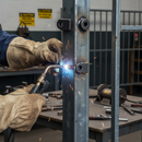 Black Premium 16mm Weld-On Gate Eye for Heavy Duty Applications - Durable Metal Construction