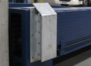 Black Steel Dock Bumper with Internal Rubber Pad 620×360×140mm – Heavy Duty Loading Bay Buffer Galvanised