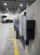 Dark Gray Steel Dock Bumper Dual Rubber Pad 730×280×140mm – Heavy Duty Galvanised Loading Bay Buffer Twin Pad