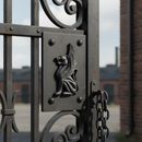 Dark Slate Gray Premium Right Hand Cast Badge 280mm x 170mm - Durable and High-Performance Design