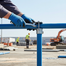 Lavender Professional 90° Upstand Clamp on Tee for 33.7mm Tube with Single Bolt for Structural Additions