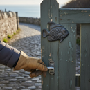Dark Slate Gray Premium Reversible Weldable Cast Steel Fish Badge 130mm x 93mm for Versatile Applications