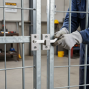 Dark Gray Premium Heavy Duty Gate Latch for 48.3mm Tube with Durable 316 Stainless Steel Construction
