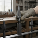 Black Premium Railhead 180mm x 52mm x 20mm - High-Performance Steel Construction for Enhanced Durability