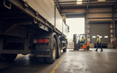 Black Premium Medium-Sized Rubber HGV Bumper for Light and Heavy Goods Vehicles - Durable Impact Protection