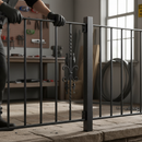 Dark Slate Gray Premium Panel 170mm x 900mm with 12mm Square Twisted Bar for Versatile Applications