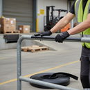 Dark Gray Premium 40mm x 8mm Plastic Handrail Capping - Black 25m Coil, Durable & Easy to Maintain