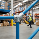 Dark Gray Premium Sloping Up Tee 30-45° for 48.3mm Diameter Tube - Ideal for Handrail Applications