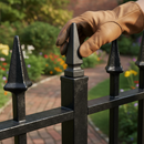 Black Premium Heavy Duty Railhead 146mm Height with 40mm Width and 40mm Base for Robust Support