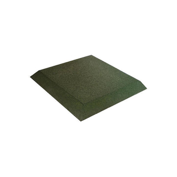 Dark Olive Green Interlocking Cushioned Rubber Safety Tiles for Kids' Play Areas