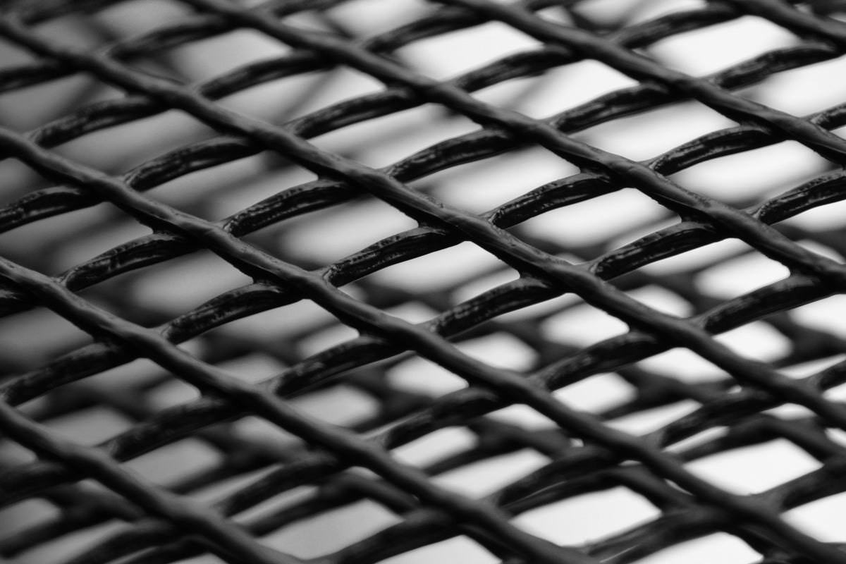 Dark Slate Gray Heavy Duty Diamond Mesh Rigid and Reliable 9mm