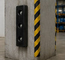 Dim Gray Heavy Duty Rubber Dock Bumper 250 x 750 x 100mm – Extra Tall HGV Loading Bay Impact Protector