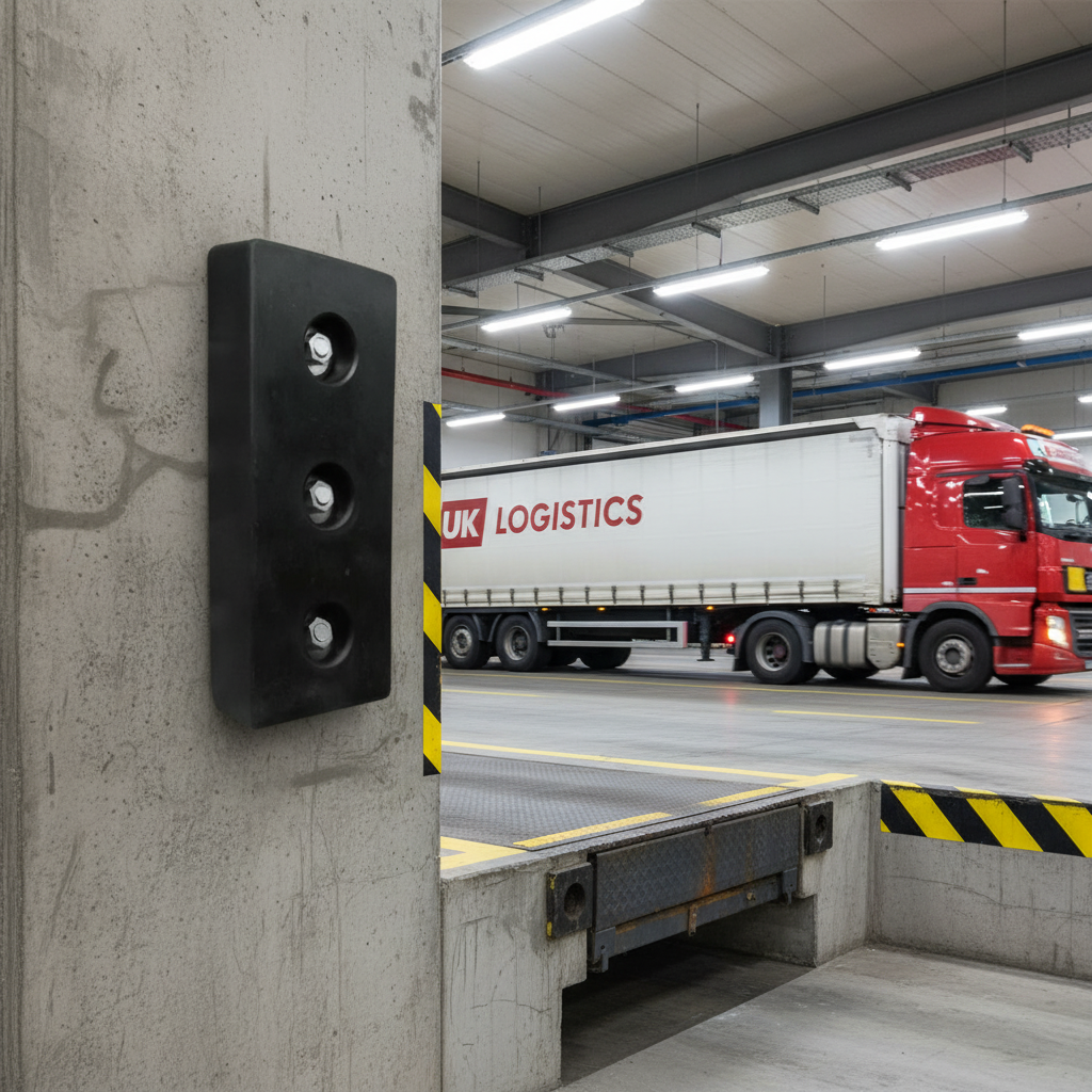 Heavy Duty Rubber Dock Bumper 250 x 600 x 100mm – Tall Profile HGV Loa ...
