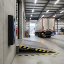 Dark Sea Green Heavy Duty Rubber Dock Bumper 250 x 750 x 100mm – Extra Tall HGV Loading Bay Impact Protector