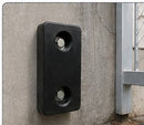 Black Heavy Duty Rubber Dock Bumper 250 x 450 x 100mm – Standard Loading Bay HGV Impact Buffer